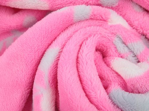 纺织品加工-厂家订做单双面素色印花珊瑚绒法兰绒pv绒超柔面料-纺织品